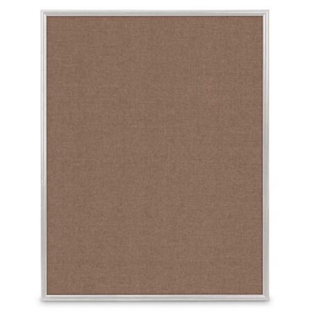 United Visual Products Corkboard, Fabric, Wht/Amthy, 2 Door, 72x36" UV305-WHITE-AMETHY